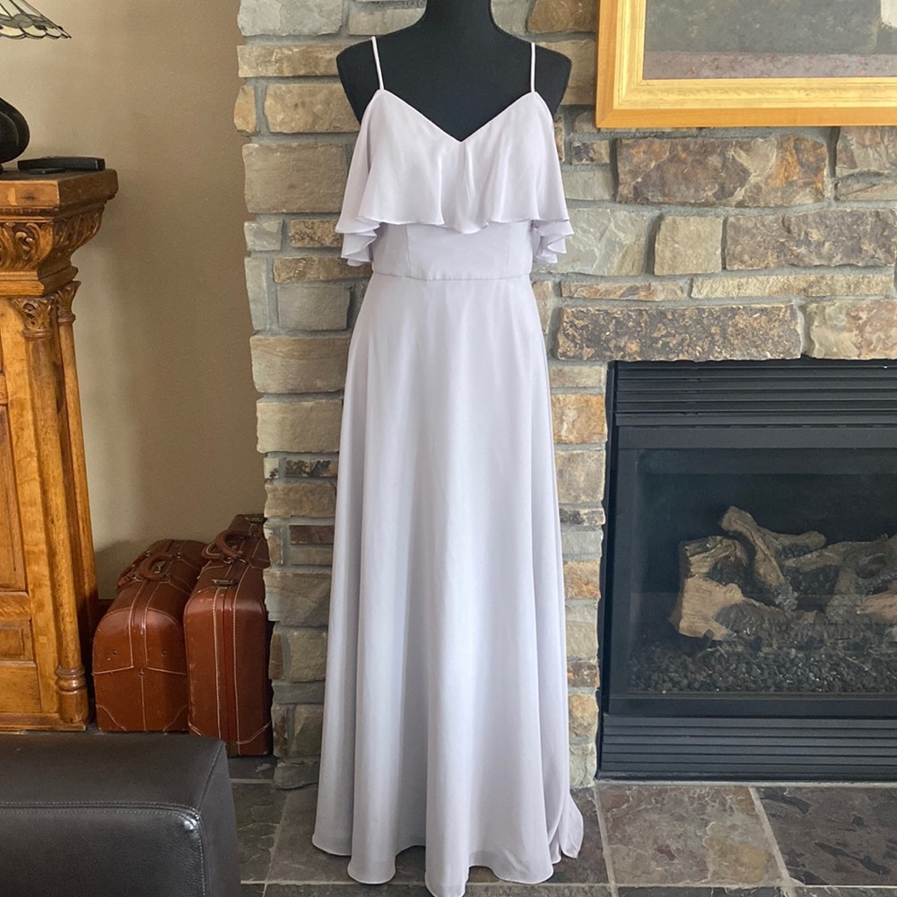 MORI LEE by Madeline Gardner chiffon gown, 8